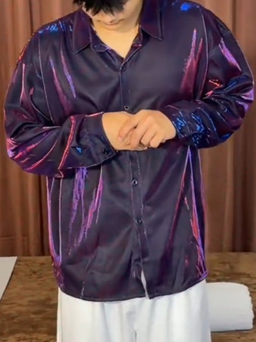 Purple Laser Lightning Shirt