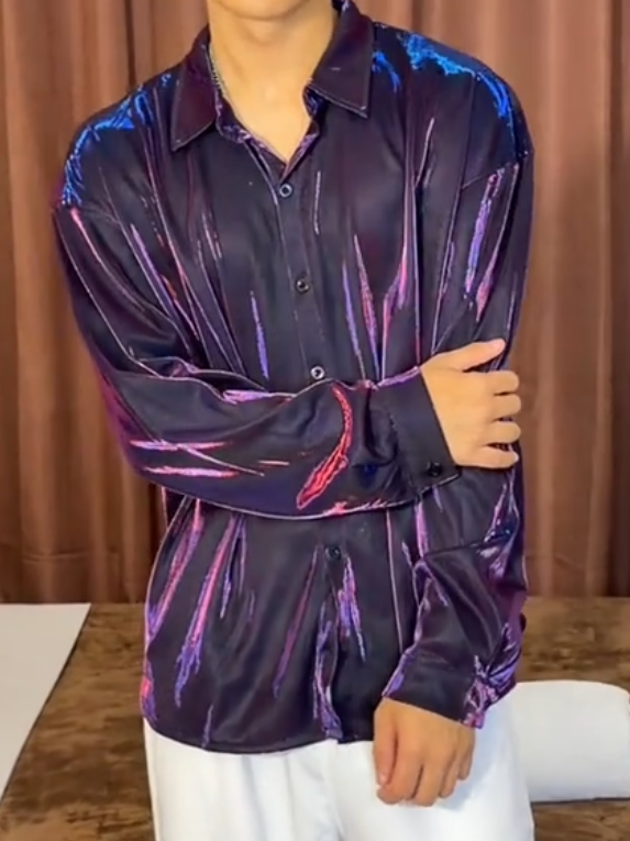 Purple Laser Lightning Shirt