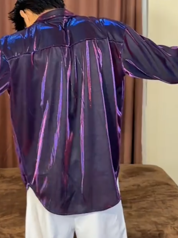 Purple Laser Lightning Shirt