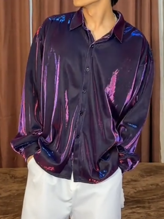 Purple Laser Lightning Shirt