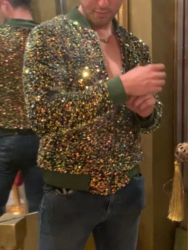 Yellow-Green Sequin Jacket