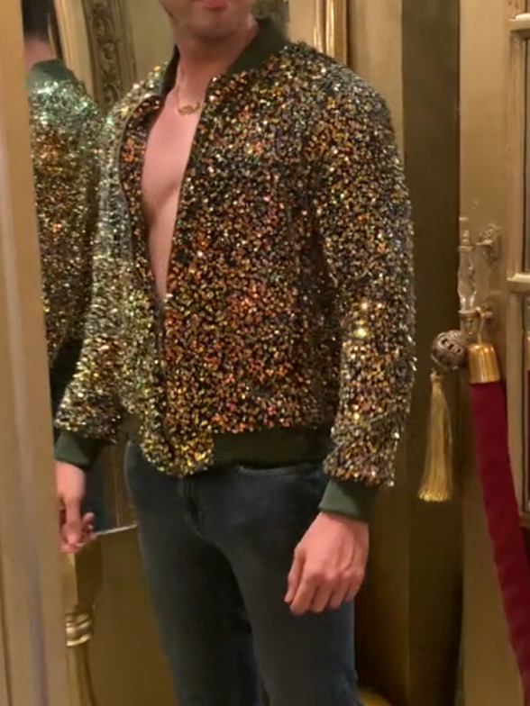 Yellow-Green Sequin Jacket