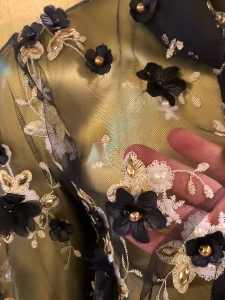 Beaded Sheer Jacket