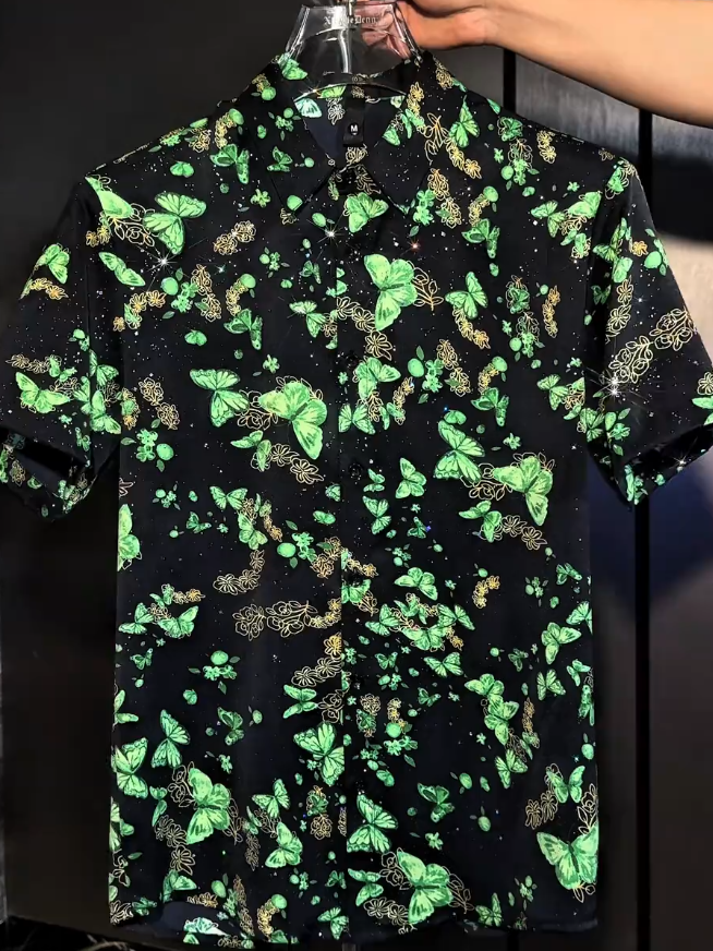 Green Butterfly Top