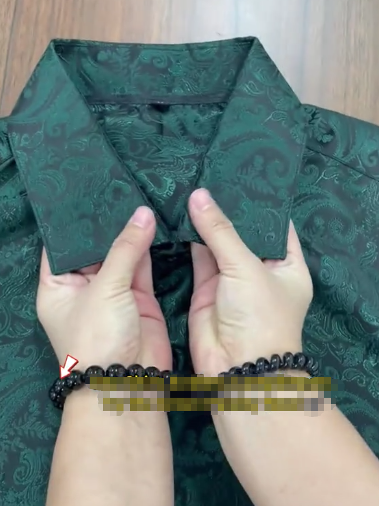 Green Embroidered Shirt