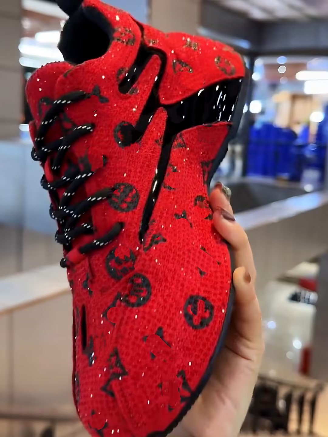 Full Crystal Men’s Sneakers