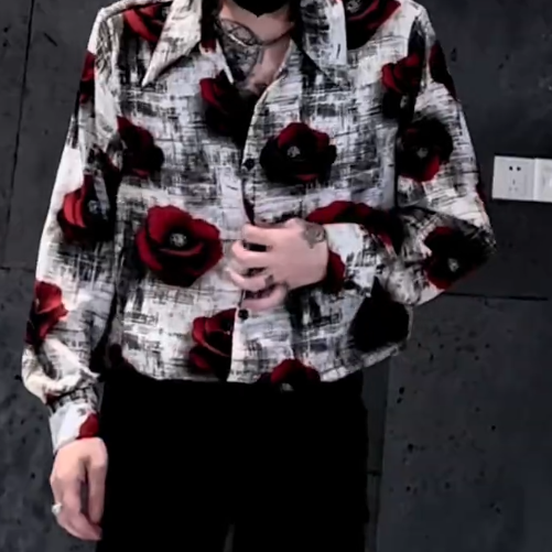 Red Dahlia White Shirt