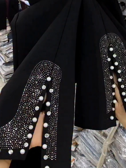 Diamond Pearl Flared Pants