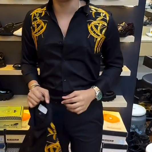 Gold Leaf Men's Shirt