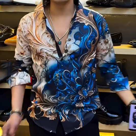 Blue enchantress men's shirt