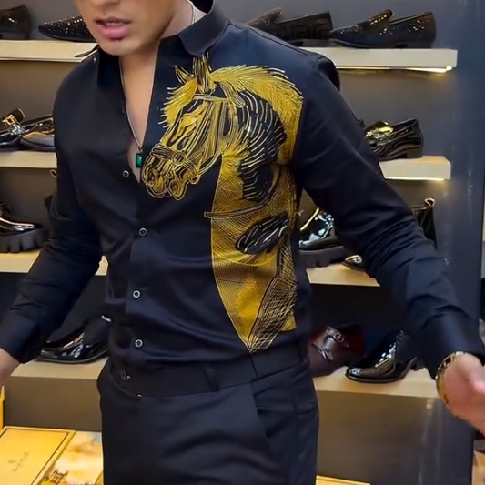 Golden Horse men's shirt