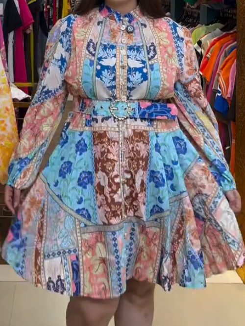 Baroque holiday dress