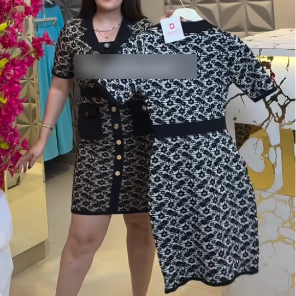 Refined and elegant style dress