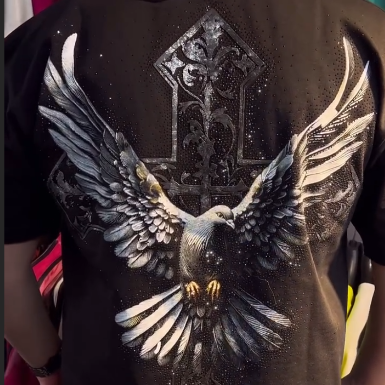 Peace Dove Cross Men's T-shirt