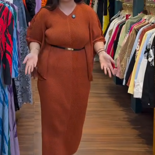 Batwing Sleeve Dress