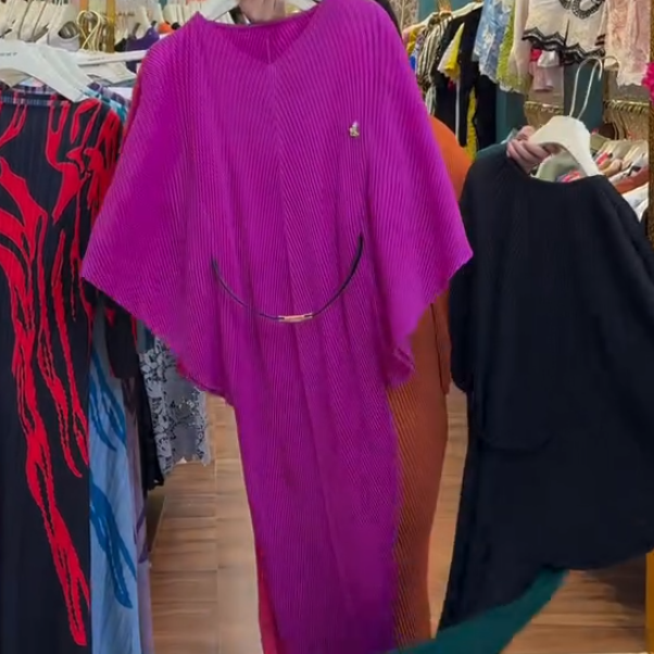Batwing Sleeve Dress