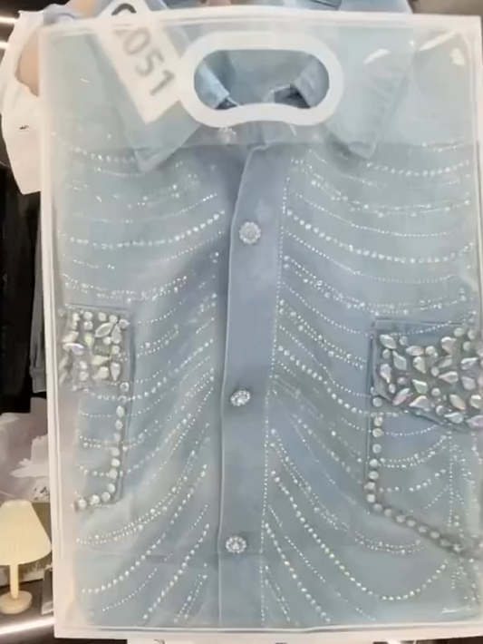 Diamond Denim Shirt