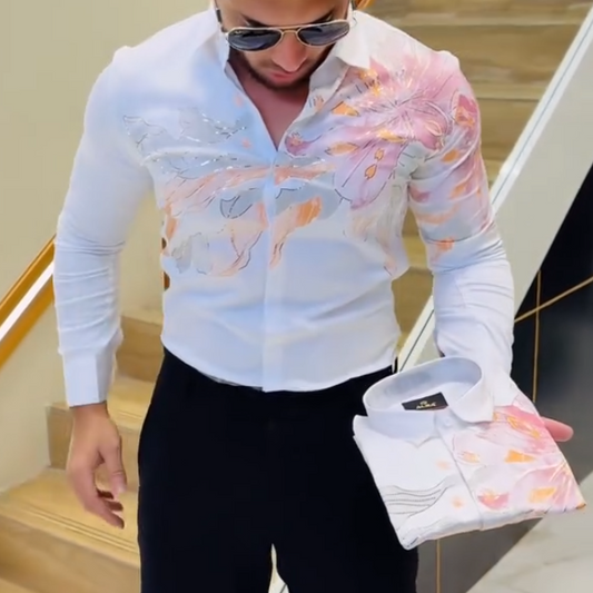 Gold powder shirt