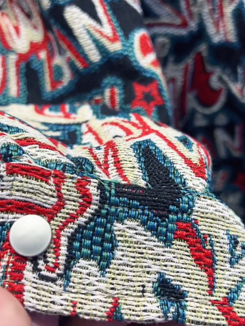 Colorful embroidered jacket
