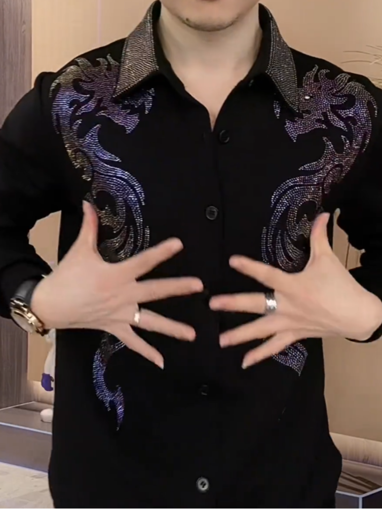 Diamond Purple Dragon Shirt