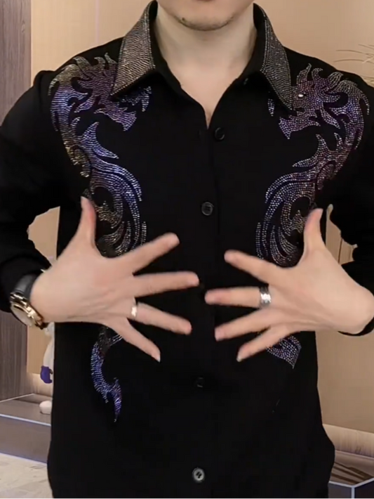 Diamond Purple Dragon Shirt