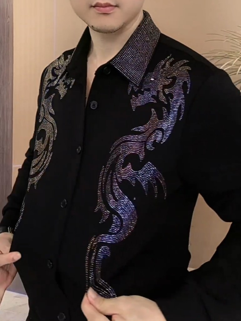 Diamond Purple Dragon Shirt