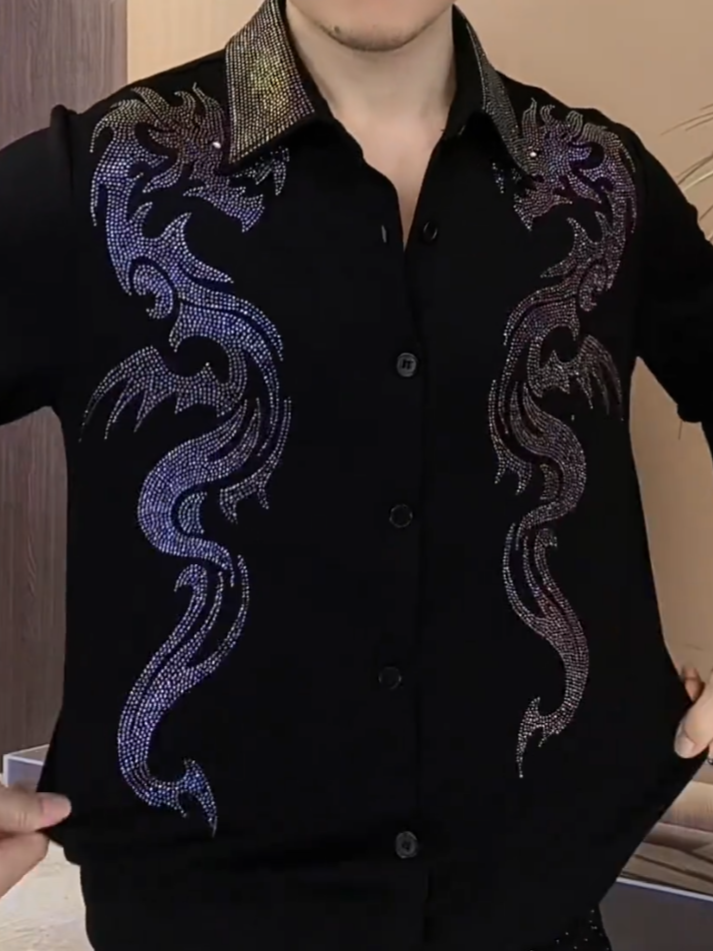 Diamond Purple Dragon Shirt