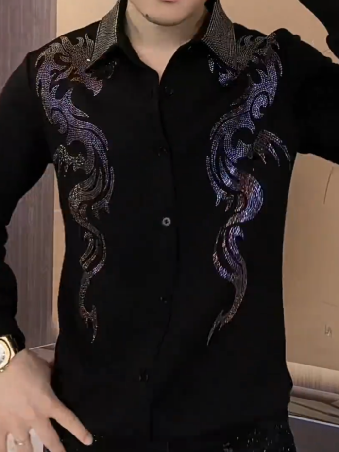 Diamond Purple Dragon Shirt