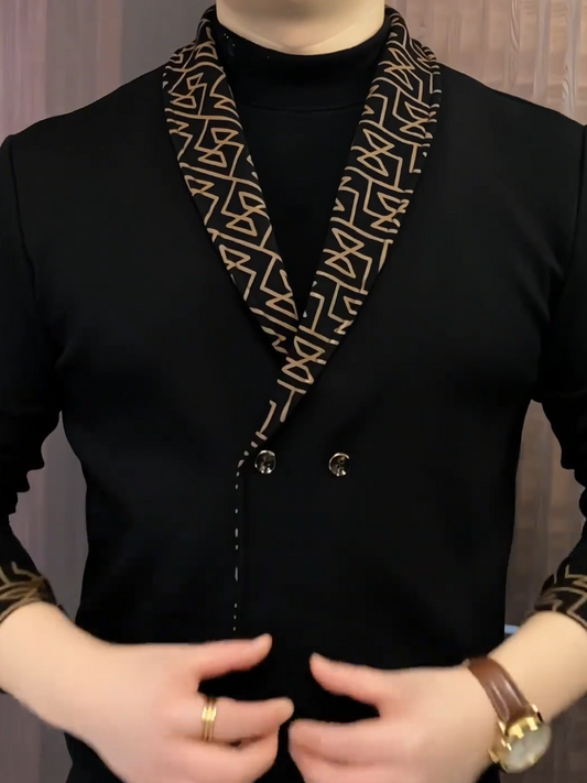 Fake two-piece comfortable shirt