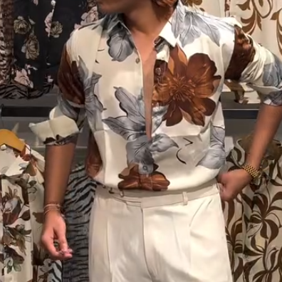Plain printed shirt