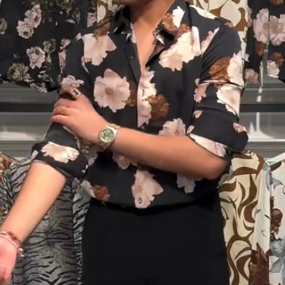 Plain printed shirt
