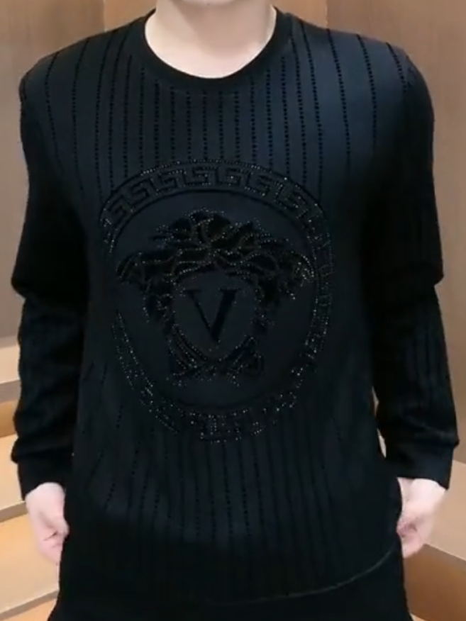 Vertical striped diamond velvet base