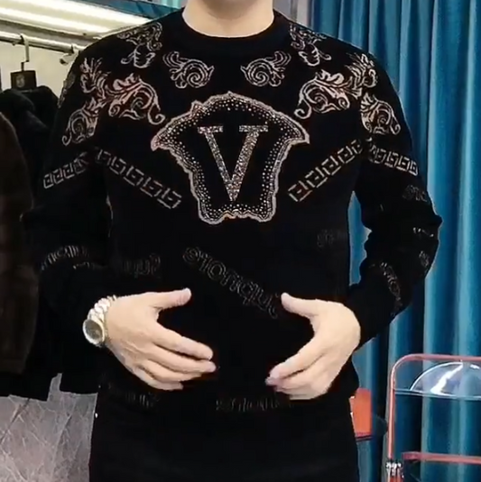 Velvet Vine V-neck bottom