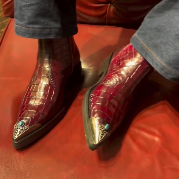 Ruby Red Boots
