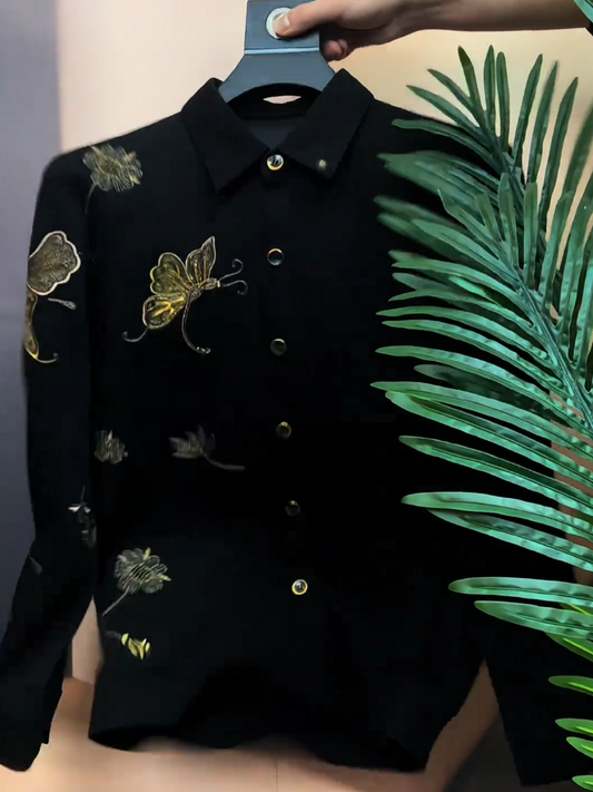 Gold Butterfly Shirt