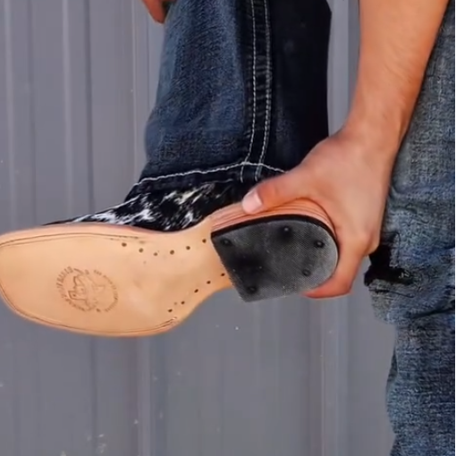 Cow ethnic wind boots