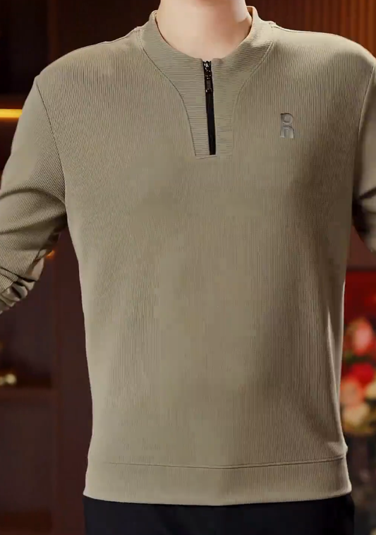 Letter Print Khaki Base Layer